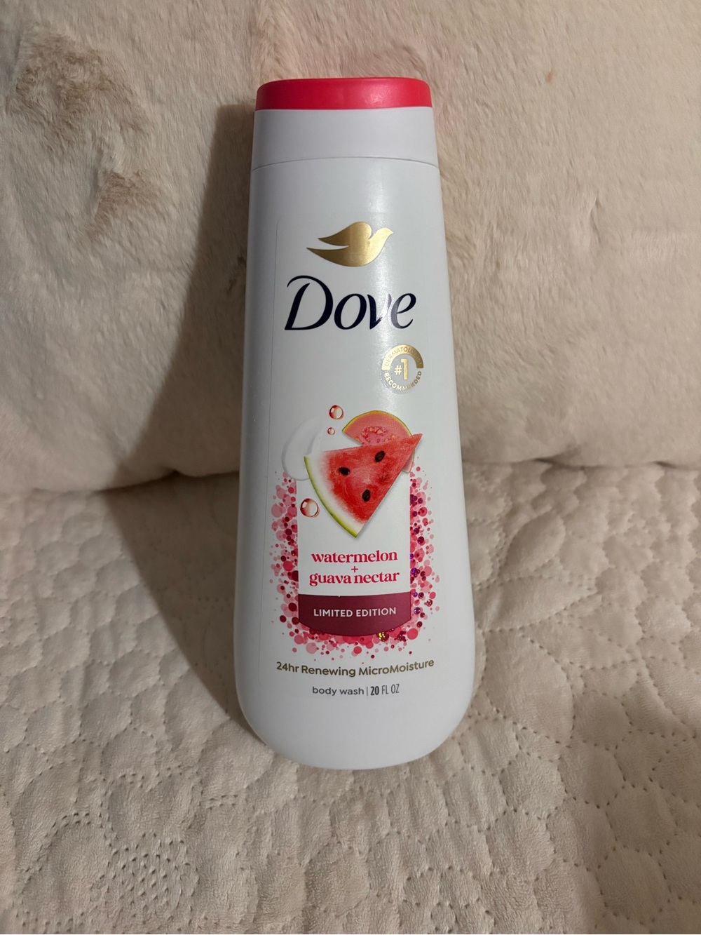 Limited edition dove watermelon guava nectar body wash